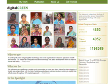 Tablet Screenshot of digitalgreentrust.org